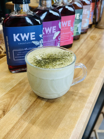 Latt&eacute; Bleuet Matcha