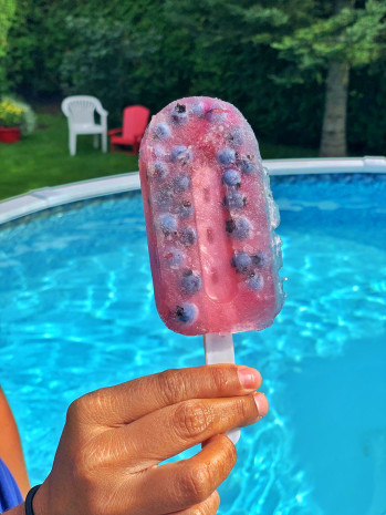 Poptails Limo/bleuets