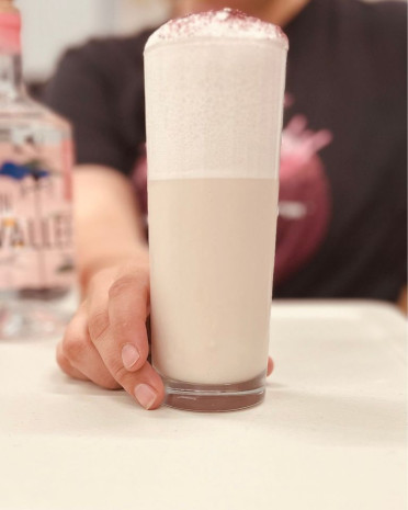 Ramos Gin Fizz au bleuet